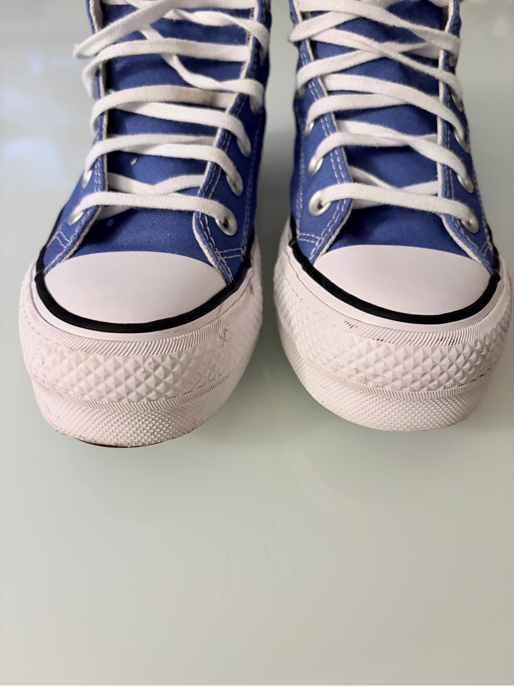 Converse Chuck Taylor All Star Lift Platform High 'Blue Flame' Sz 6 - Picture 8 of 11